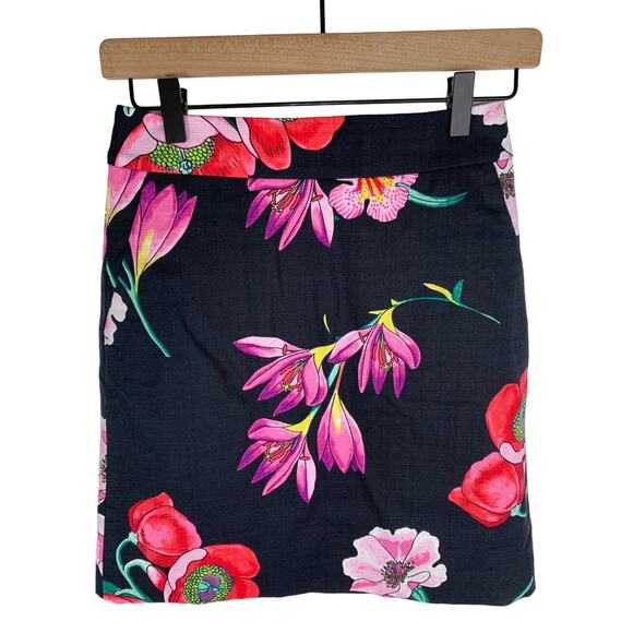 Ann Taylor Petite size 00P Floral Print Womens Skirt - Picture 1 of 6